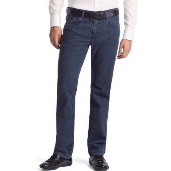 Hugo Boss Men’s Regular Fit Kansas Jeans. - Picture 1 of 7
